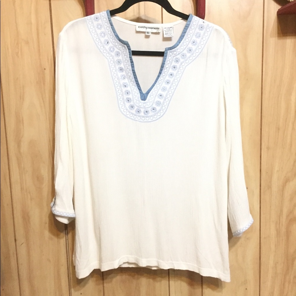 XL White Tunic